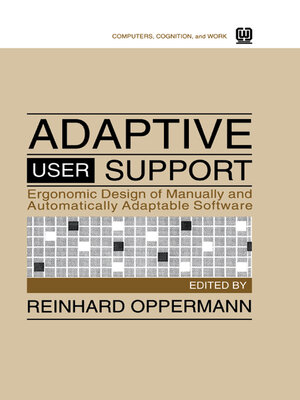 cover image of Adaptive User Support